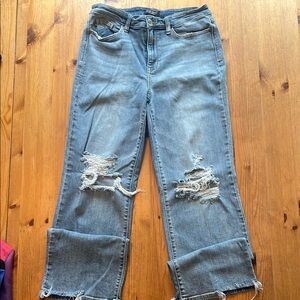 Judy Blue Light Blue Boyfriend Jeans